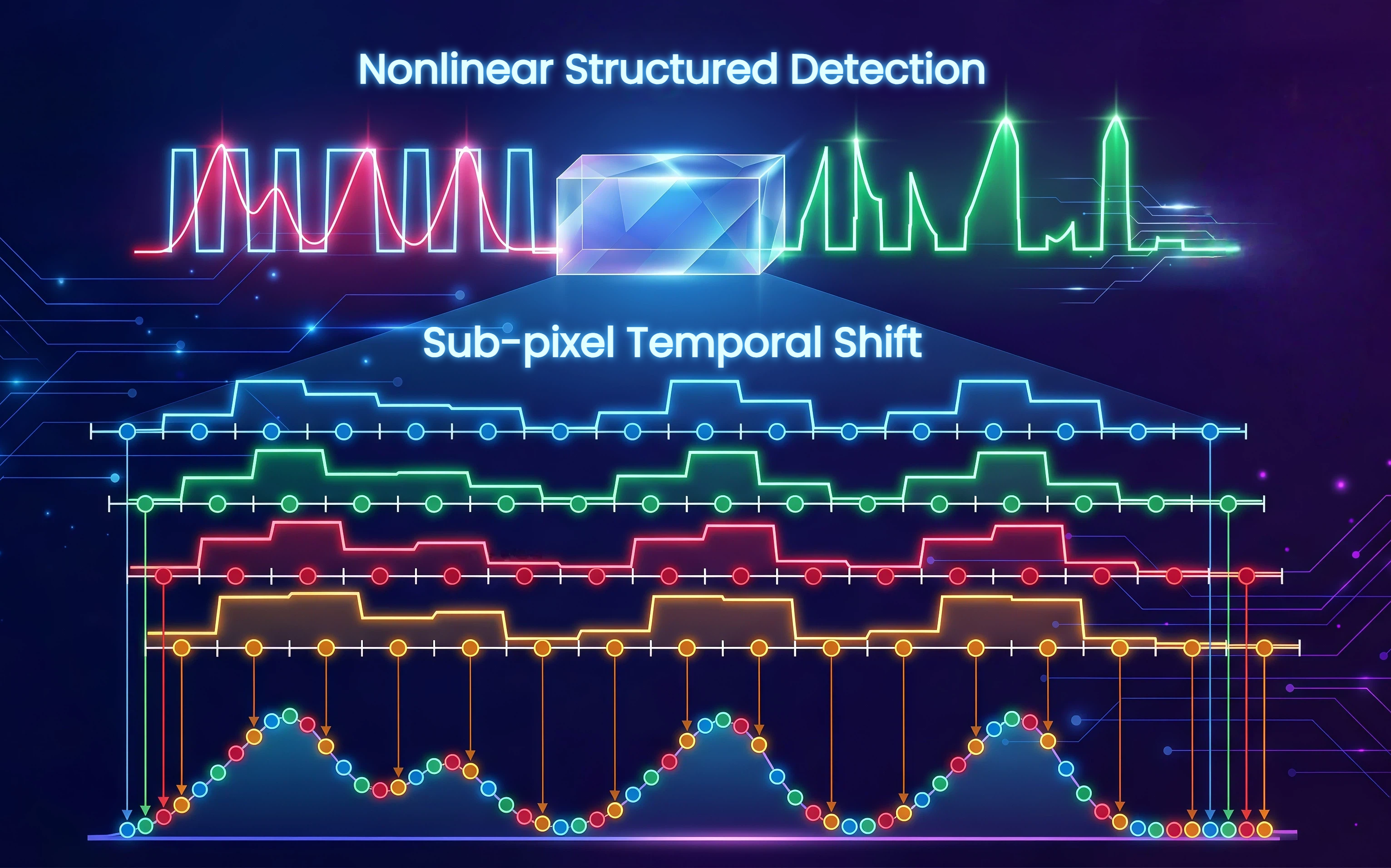 中红外单光子亚像素时域鬼成像