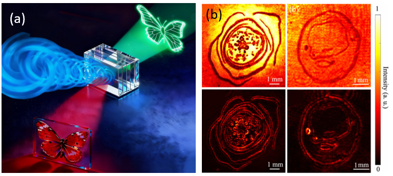 宽视场中红外上转换边缘增强成像